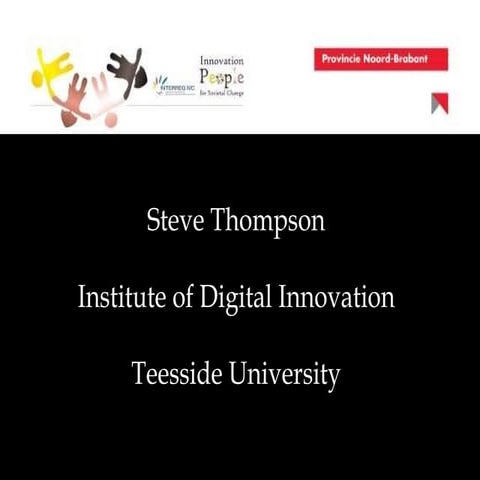 Steve Thompson Social & e-inclusion
