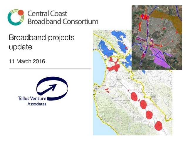 Broadband projects on the central C...