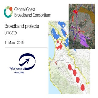 Broadband projects on the central C...