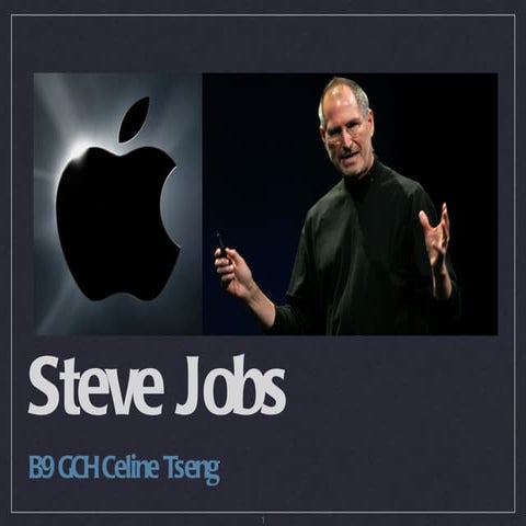 Entrepreneur presentation on Life of Steve Jobs | PPTX