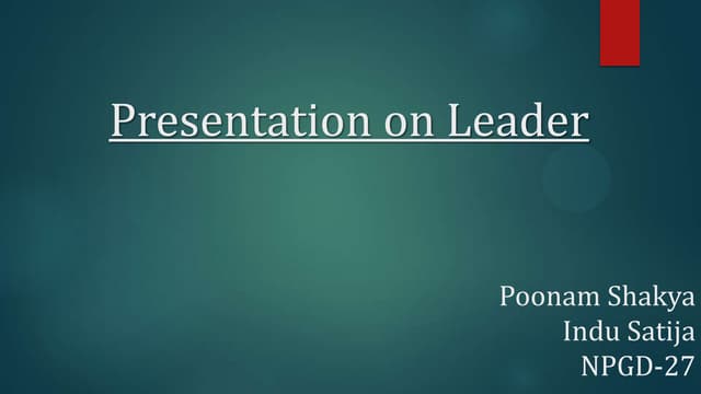 Steve Jobs: Visionary, Leader