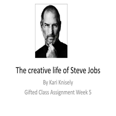 Essay On Steve Jobs Life | PDF