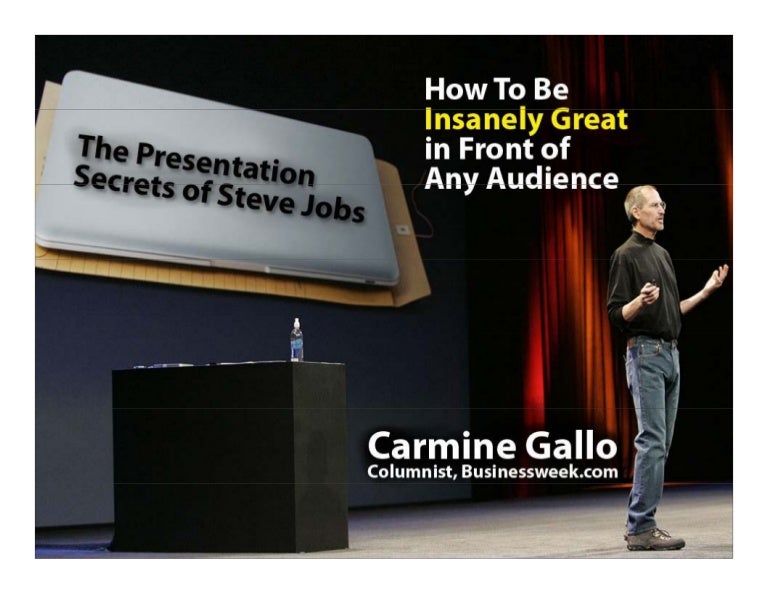 Steve Jobs Presentation Skills