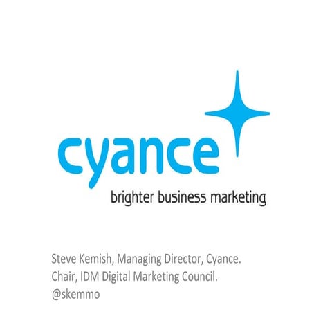  How to get value from your multi-channel lead gen programme - Cyance