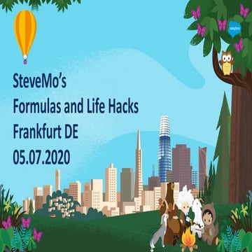 Steve mo's formulas and life hacks   frankfurt de 2020-05-07