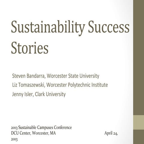 Steven Bandarra, Jenny Isler, Liz Tomaszewski 2013 masccc