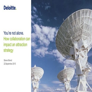 London Rebels of Recruiting Roadshow | Steven Brand from Deloitte UK