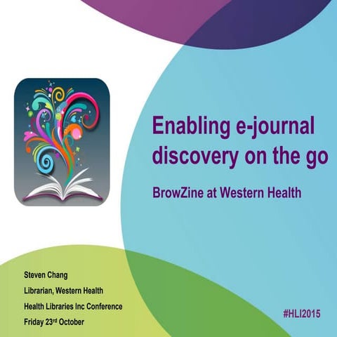 Digital serendipity: enabling e-journal discovery on the go