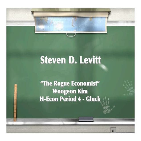 Steven Levitt Presentation | PPT