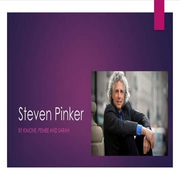 Steven pinker