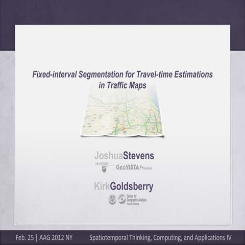 Stevens-Goldsberry | Fixed-interval Segmentation for Travel-time Estimations ...
