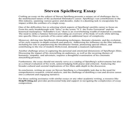 Steven Spielberg Essay.pdf