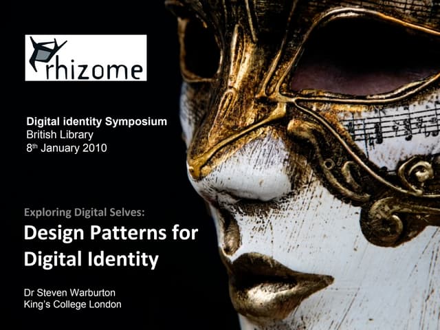 Design Patterns for Digital Identity