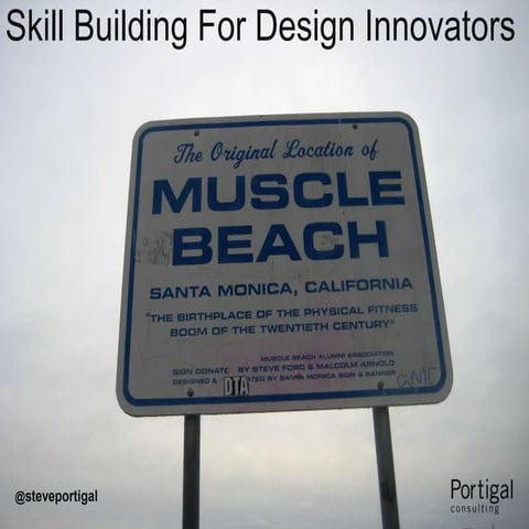 Skill Building For Design Innovators