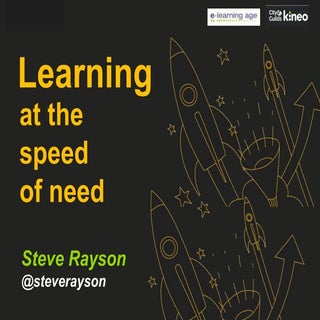 Steve Rayson's Learning at the Spee...