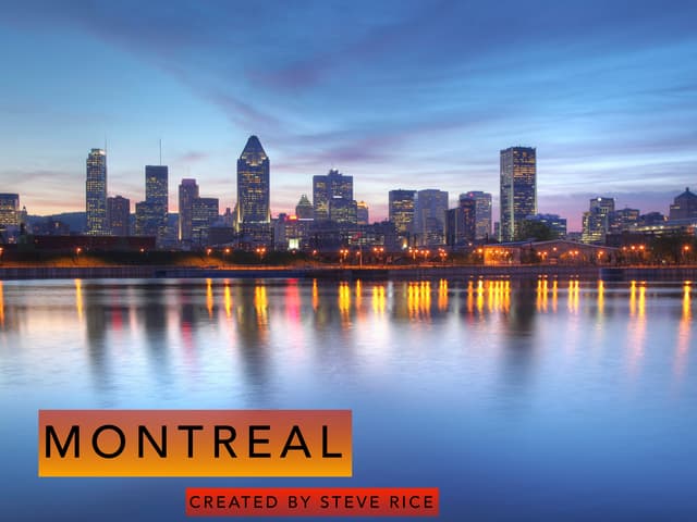 Steve Rice: Plan A Trip To Montreal