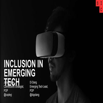 Inclusion in Emerging Technology | Seattle Interactive 2017