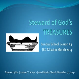 Steward of god’s treasures4