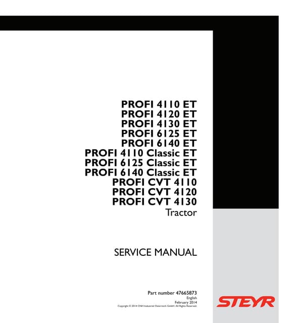 TN75 New Holland Repair Manual Download pdf | PDF