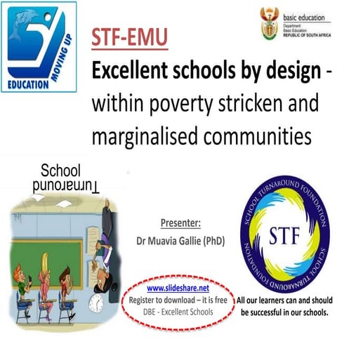 DBE Education Lekgotla 2019 - Excellent Schools
