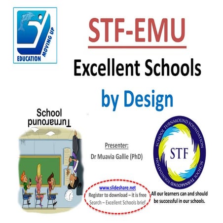 STF EMU - Excellent Schools by Design - brief