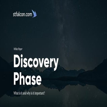 Discovery Phase [What is it and why is it important?]