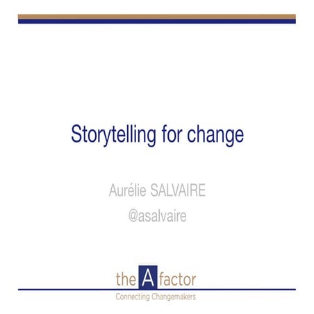 Storytelling for change