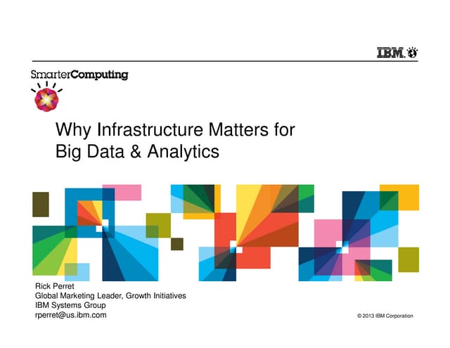 Why Infrastructure Matters for Big Data & Analytics