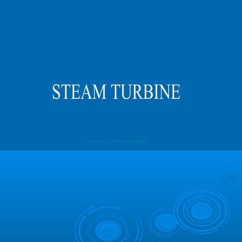 STEAM TURBINE BASIC 