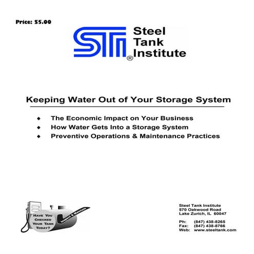 Sti  fuel tank maintenance