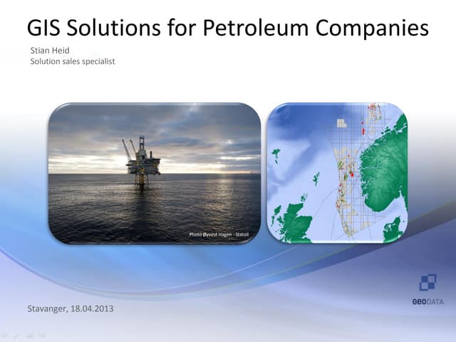 GIS solutions for petroleum companies