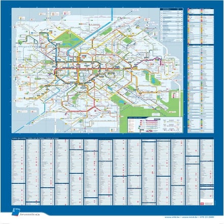 Plan Réseau Bruxellois Stib | Suivez le guide – SJCXY