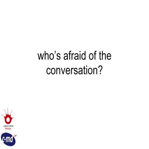Stichting Marketing - Niels Hendriks - Consumer Generated Content: Who’S Afraid Of The Conversation