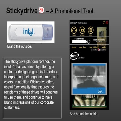 Stickydrive Promotional Powerpoint