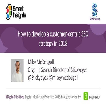 How to develop a customer-centric SEO strategy in 2018 | Stickyeyes
