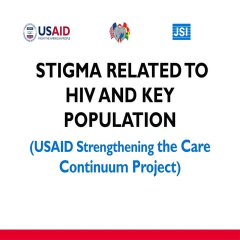 Stigma and Discrimination among people with HIV | PPTX