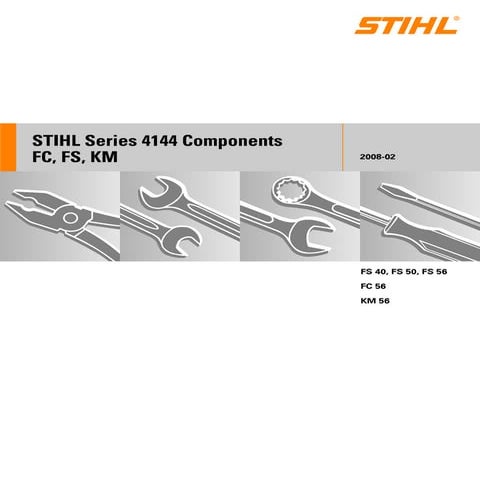 Stihl fs 50 trimmer service repair manual | PDF