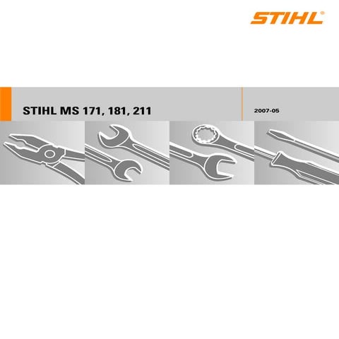 Stihl ms 181 chainsaw service repair manual
