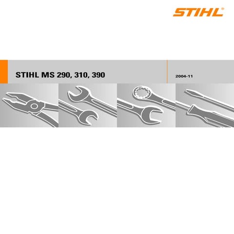 Stihl ms 290 chainsaw service repair manual