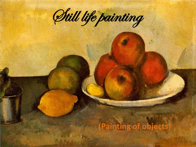 Still life painting Arts | PDF | Painting | Arts and Crafts
