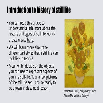Still Life Painting_Intro, Cubism & Fauvism.pptx