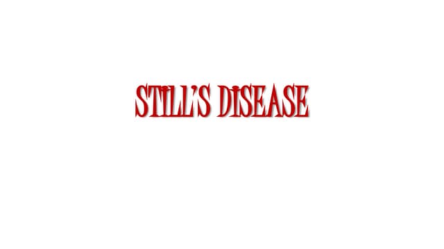 Still's disease