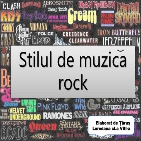 Stilul de muzică rock, heavy metal, rock | PPTX