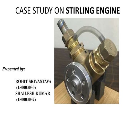 Stirling engine case study