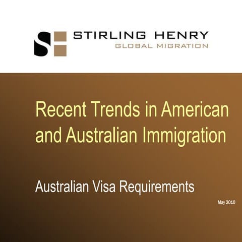 Stirling Henry Us Aust Corp Immi May 2010