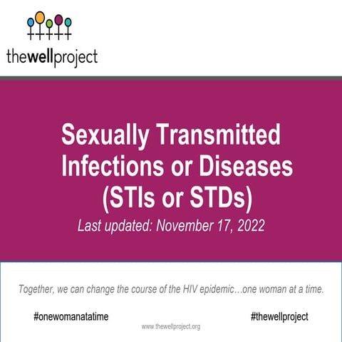 Ways to prevent Sexually transmitted Diseases | PPTX