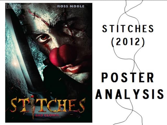 Stitches poster analysis print screens