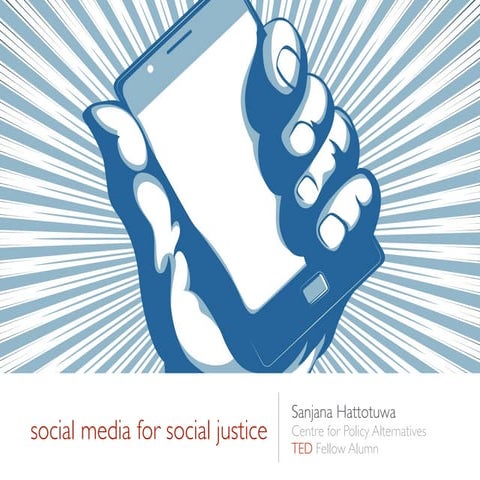 Social media for social justice