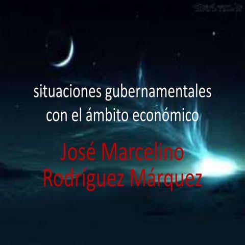 Stituciones gubernamentales con el ambito economico