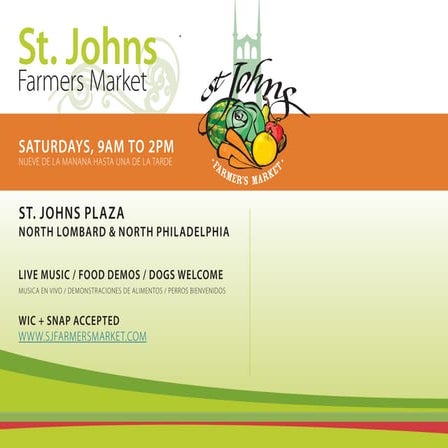 St johns farmers market postcard